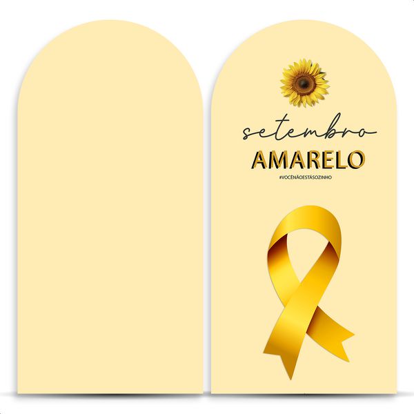 Capa Painel Romano Sublimado Tema Setembro Amarelo 4049