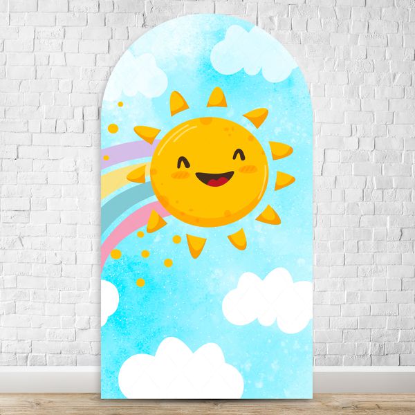 Capa Painel Romano Sublimado Tema Sol Cute 2117