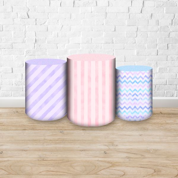 Trio Capas Cilindros Sublimados Tema Sol Cute 2118