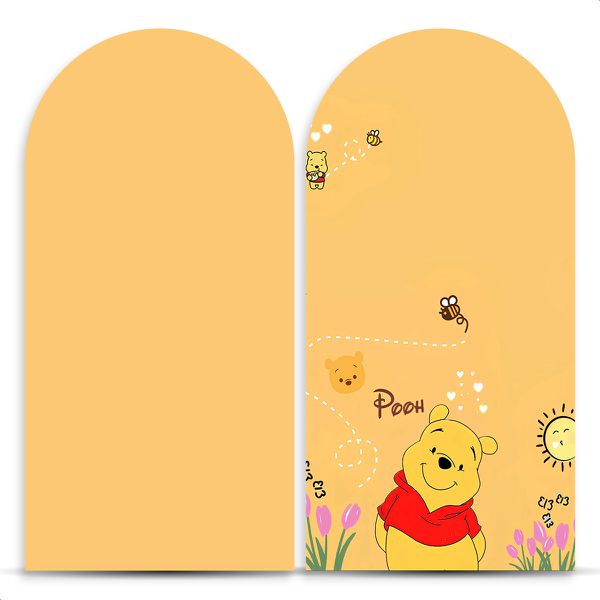 Capa Painel Romano Sublimado Tema Ursinho Pooh 251