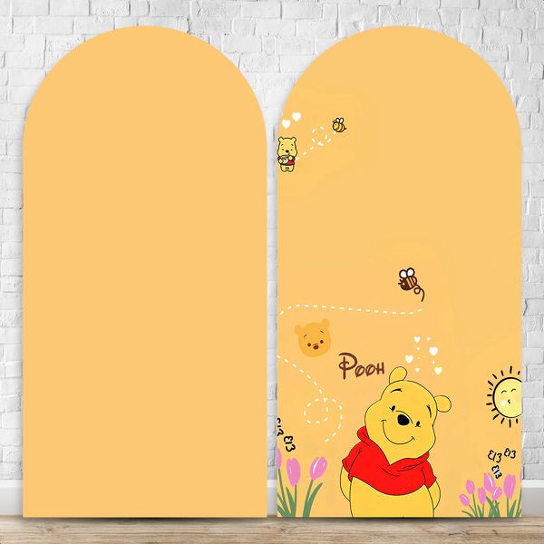 Capa Painel Romano Sublimado Tema Ursinho Pooh 251