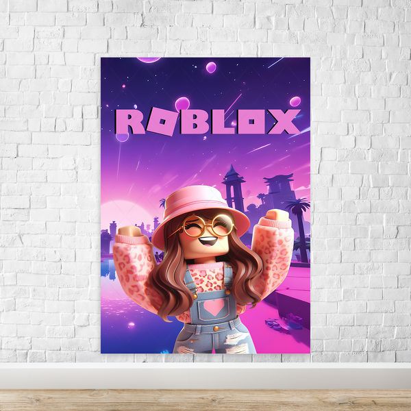 Capa Painel Retangular Sublimado Tema Roblox 2715