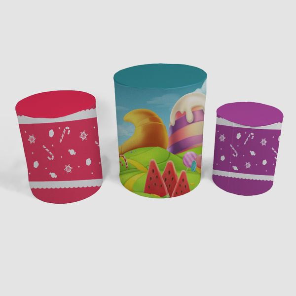 Trio Capas de Cilindros - Aleatórios