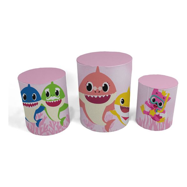 Trio Capas de Cilindros - Baby Shark