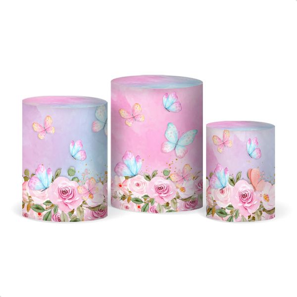 Trio Capas de Cilindros - Borboletas