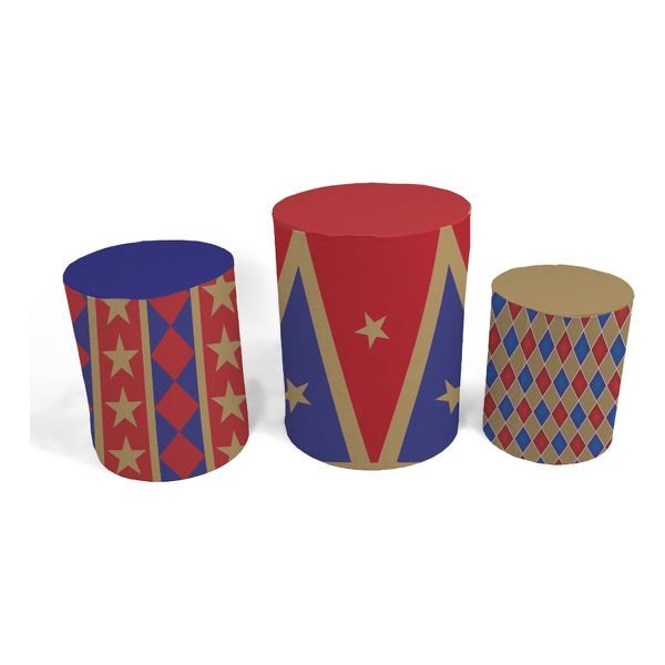 Trio Capas de Cilindros - Circo