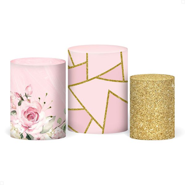 Trio Capas de Cilindros - Floral