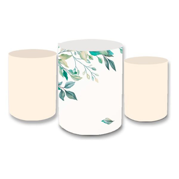 Trio Capas de Cilindros - Floral