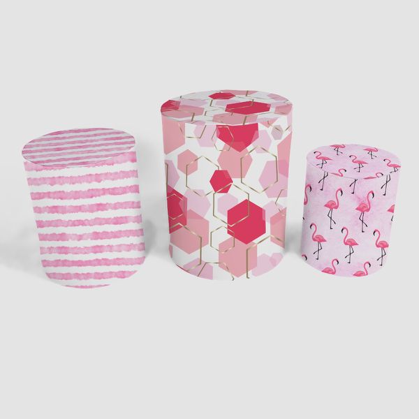 Trio Capas de Cilindros - Geométricos