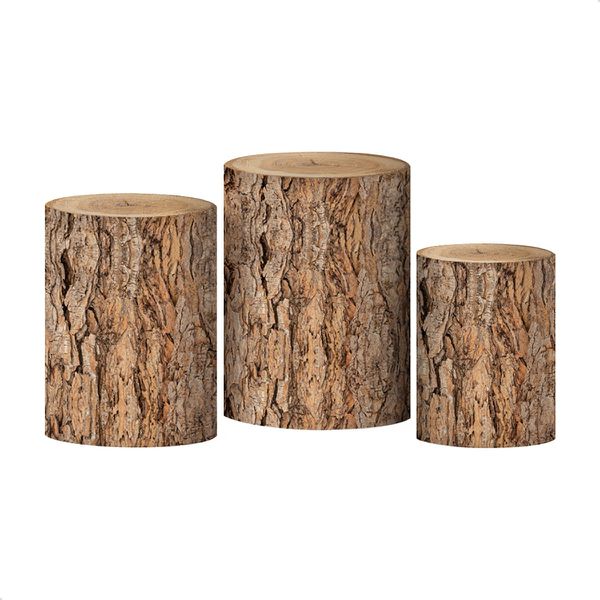 Trio Capas de Cilindros - Madeira