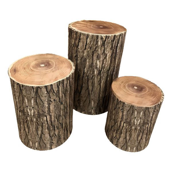 Trio Capas de Cilindros - Madeira
