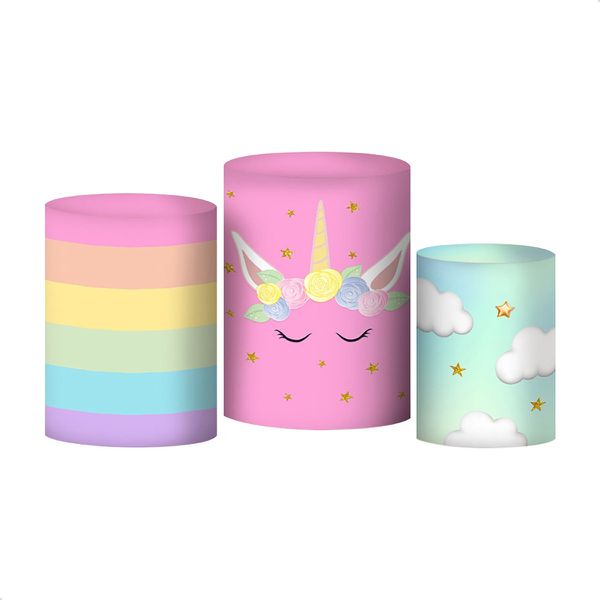 Trio Capas de Cilindros - Unicórnio