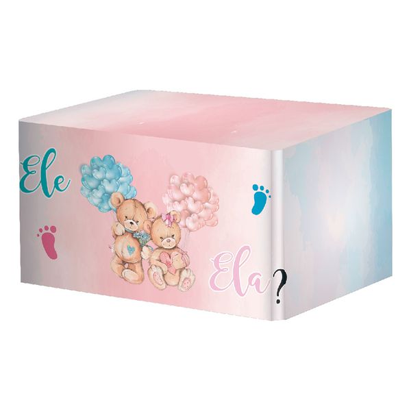 Capa Decorativa de Mesa - Chá Revelação