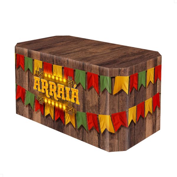 Capa Decorativa de Mesa - Festa Junina