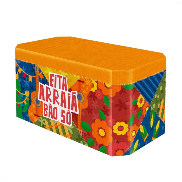Capa Decorativa de Mesa - Festa Junina