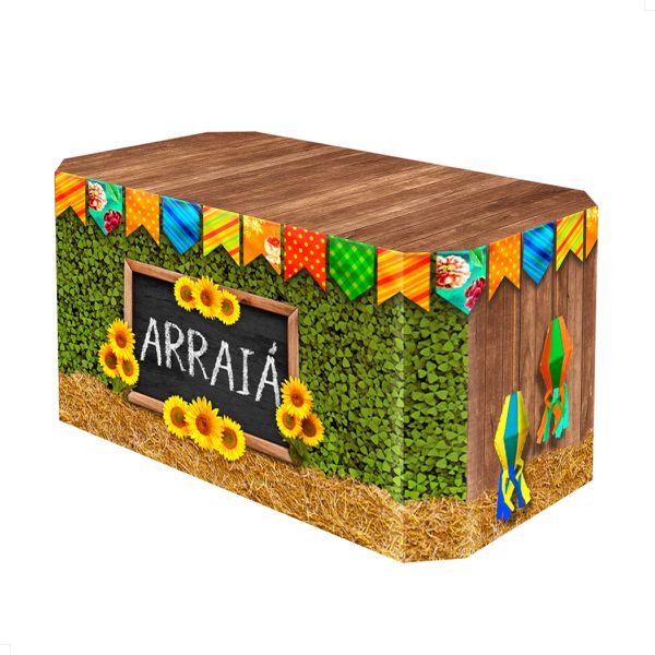 Capa Decorativa de Mesa - Festa Junina