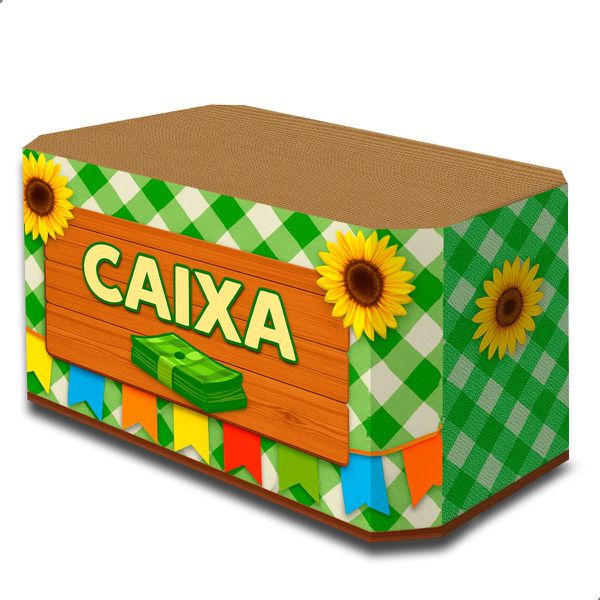 Capa Decorativa de Mesa - Festa Junina