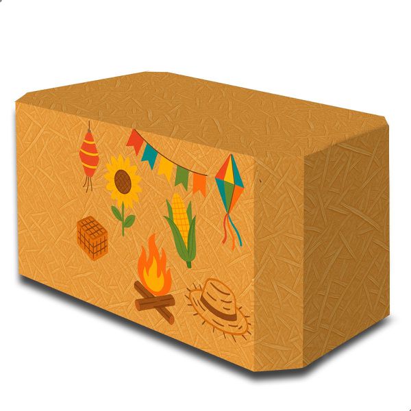 Capa Decorativa de Mesa - Festa Junina
