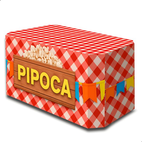 Capa Decorativa de Mesa - Festa Junina