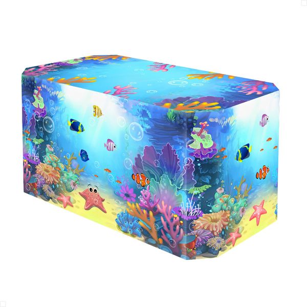 Capa Decorativa de Mesa - Fundo do Mar