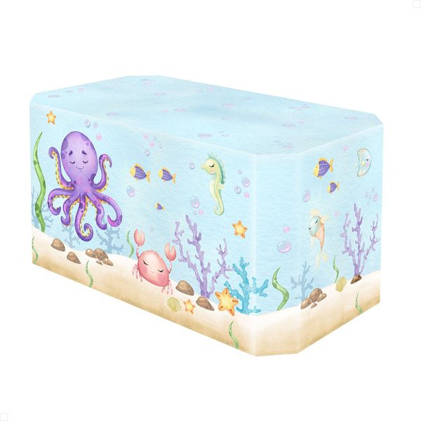 Capa Decorativa de Mesa - Fundo do Mar