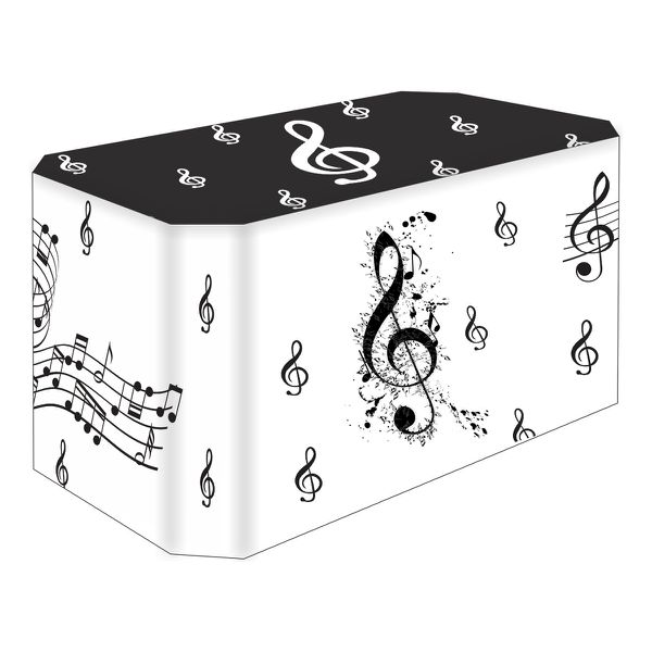 Capa Decorativa de Mesa - Nota Música