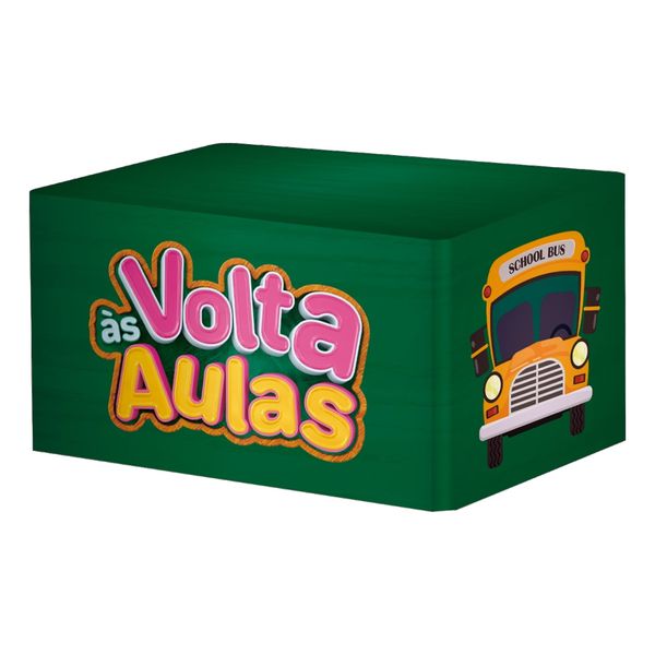 Capa Decorativa de Mesa - Volta às Aulas