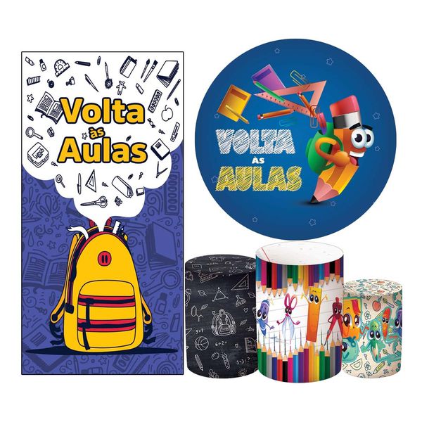Kit 5 Peças - ABC Volta às Aulas