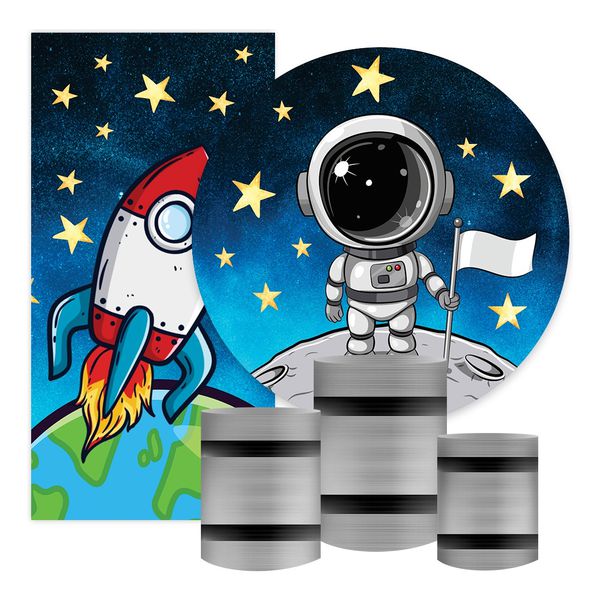 Kit 5 Peças - Astronauta