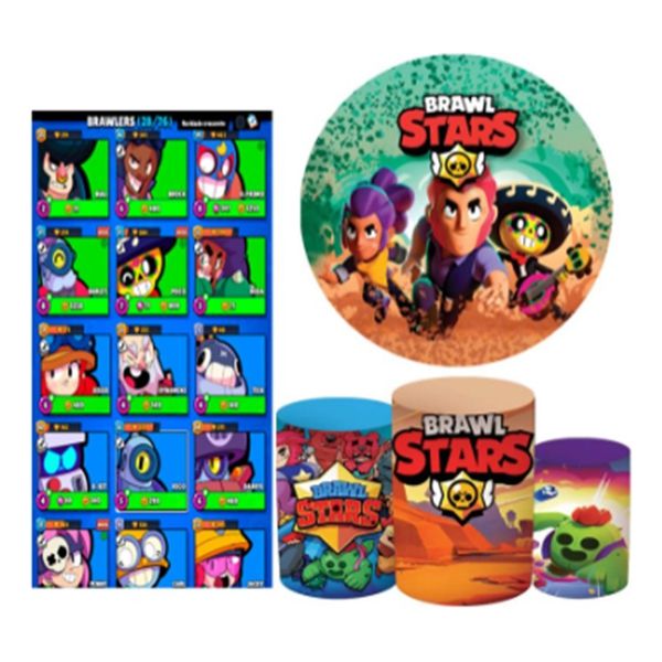 Kit 5 Peças - Brawl Stars