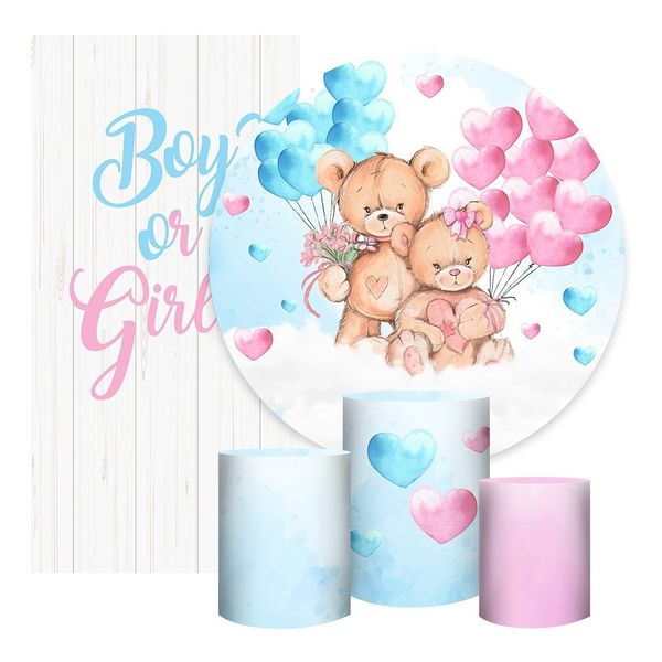 Kit 5 Peças - Chá Revelação