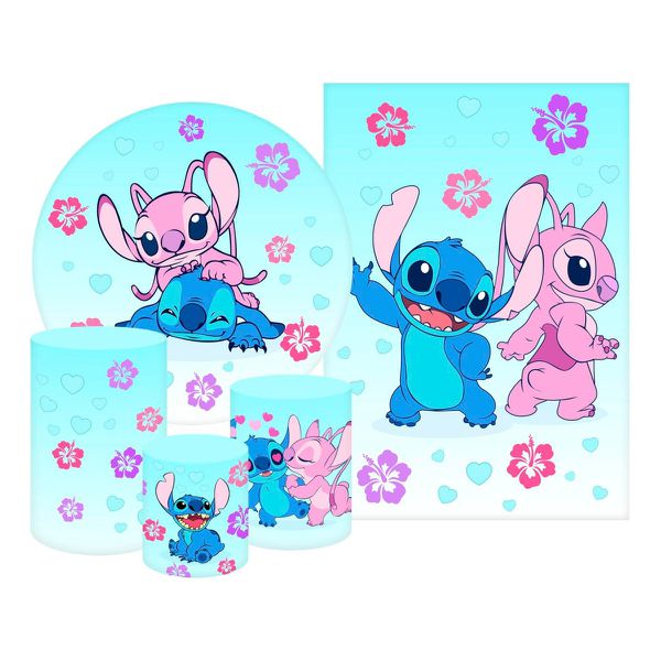 Kit 5 Peças - Lilo e Stitch