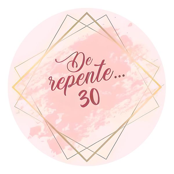 Painel Redondo 50x50 - 30 anos