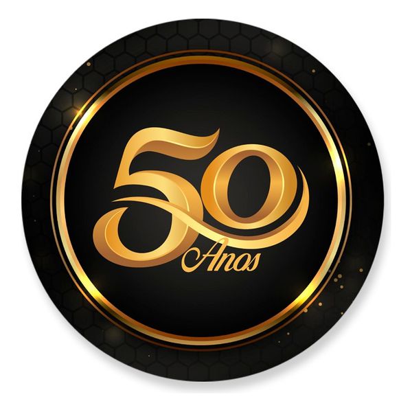 Painel Redondo 50x50 - 50 anos