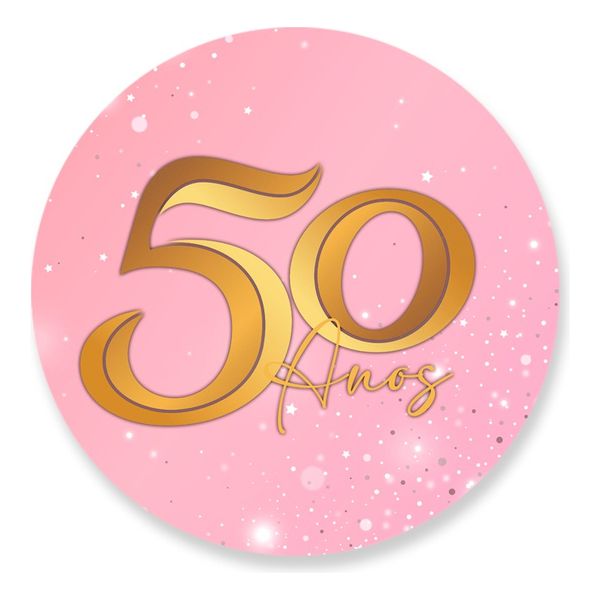 Painel Redondo 50x50 - 50 anos