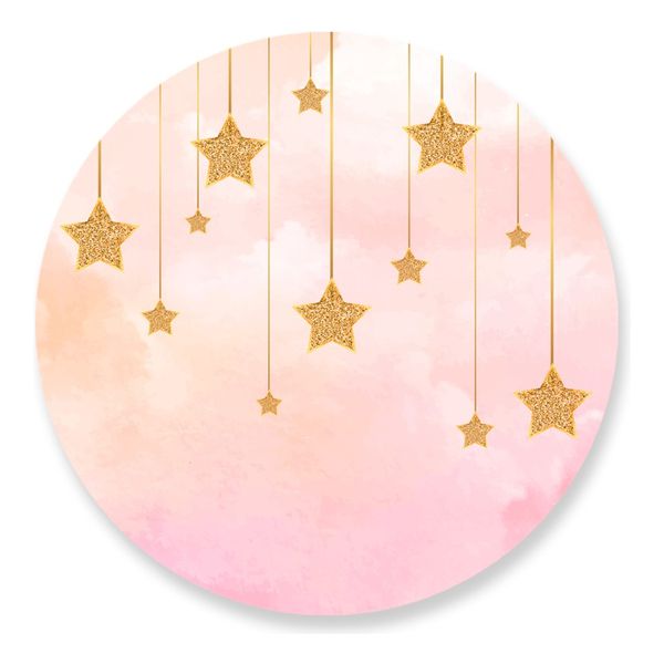 Painel Redondo 50x50 - Abstrato