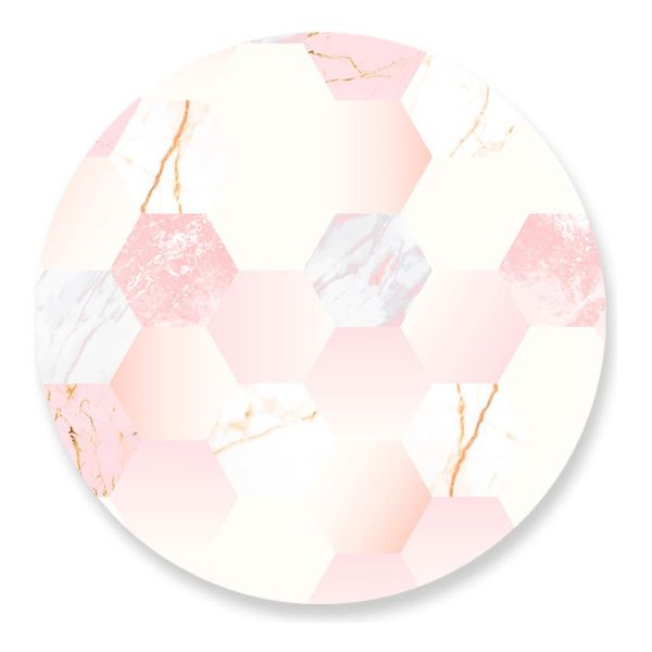 Painel Redondo 50x50 - Abstrato