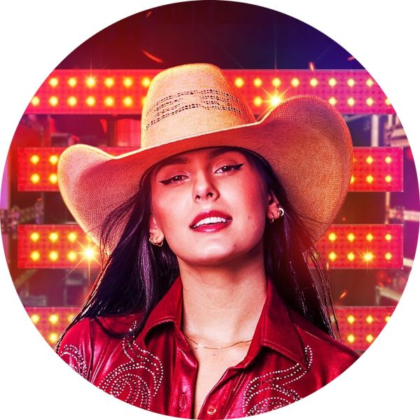 Painel Redondo 50x50 - Ana Castela