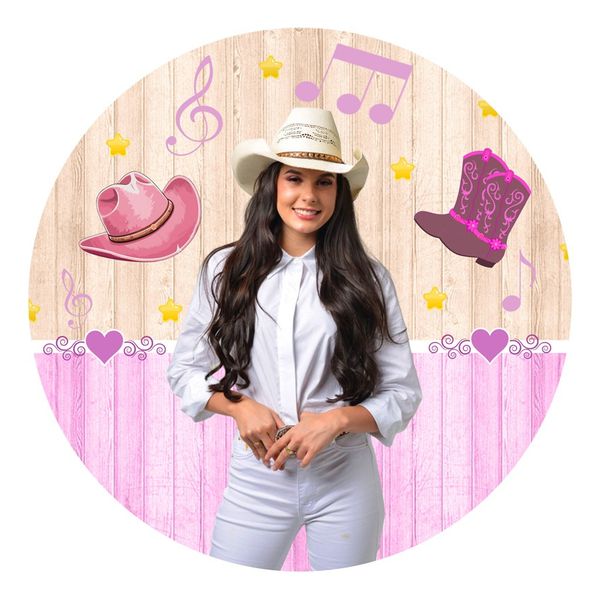 Painel Redondo 50x50 - Ana Castela