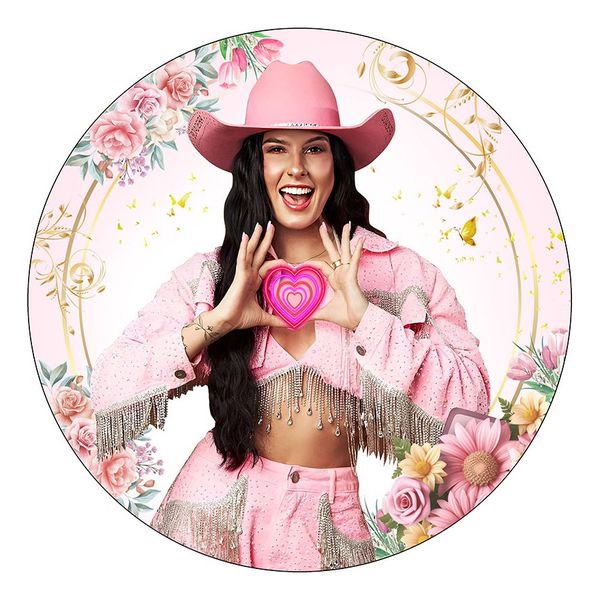 Painel Redondo 50x50 - Ana Castela