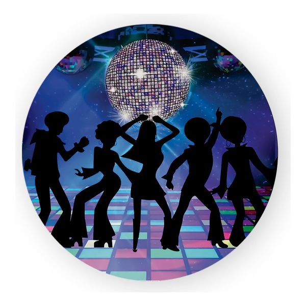 Painel Redondo 50x50 - Anos 80