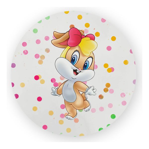 Painel Redondo 50x50 - Baby Looney