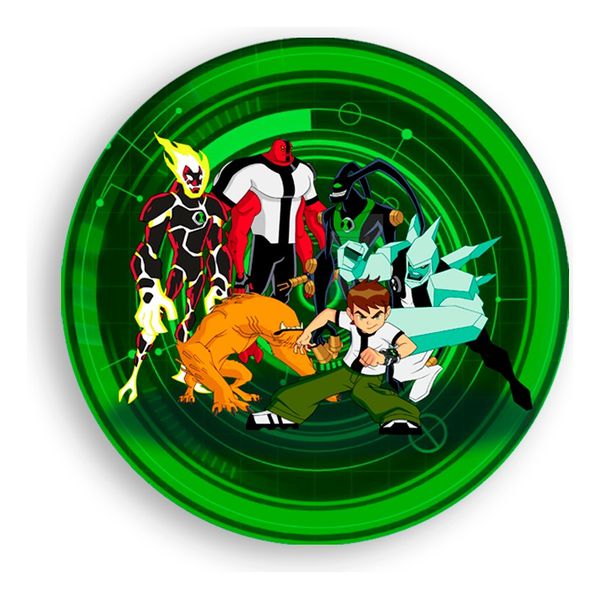 Painel Redondo 50x50 - Ben-10