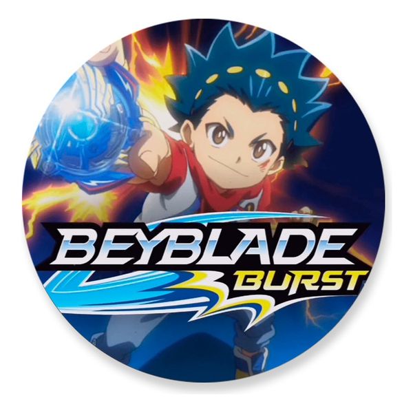 Painel Redondo 50x50 - Beyblade