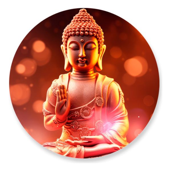 Painel Redondo 50x50 - Buda