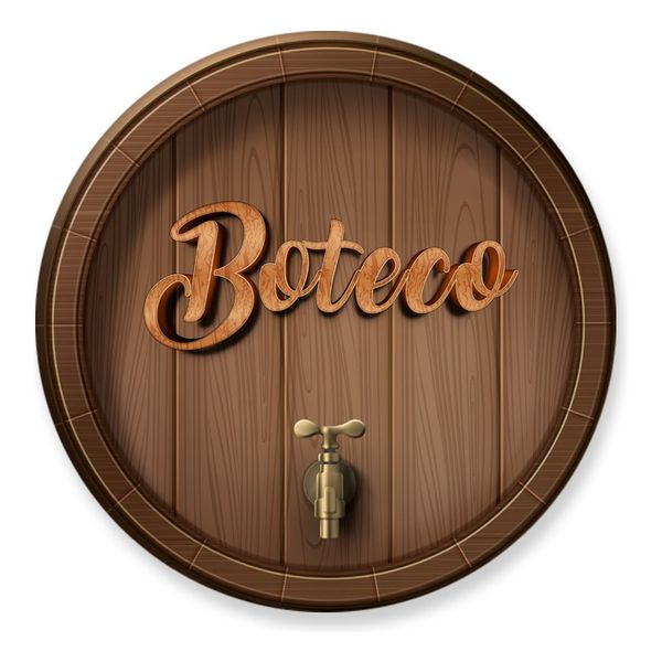 Painel Redondo 50x50 - Buteco