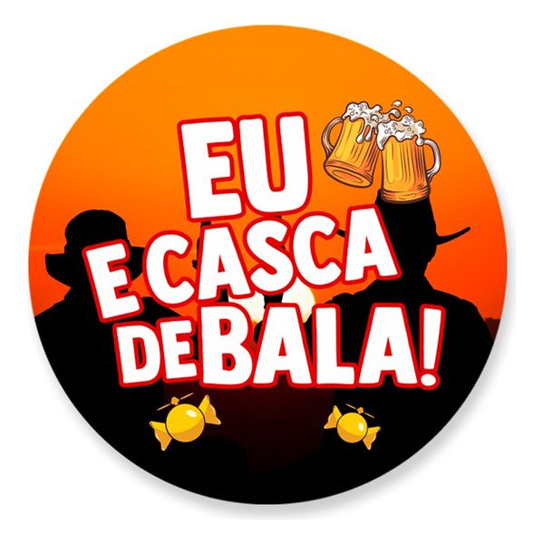 Painel Redondo 50x50 - Casca de Bala