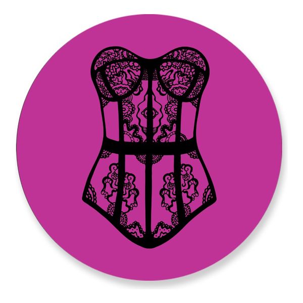 Painel Redondo 50x50 - Chá Lingerie