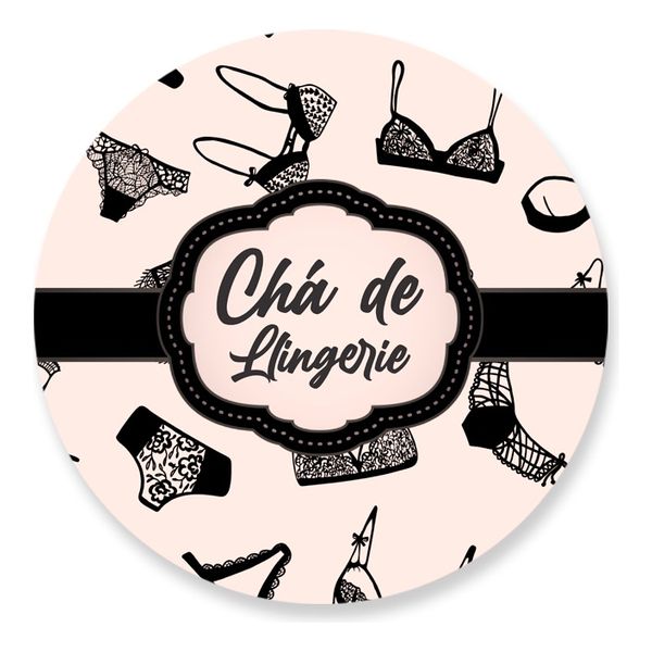 Painel Redondo 50x50 - Chá Lingerie