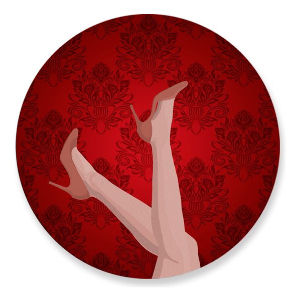 Painel Redondo 50x50 - Chá Lingerie